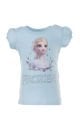 Elsa Frozen Baskılı Tişört-Mavi Renk