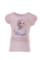 Elsa Frozen Baskılı Tişört-Pembe Renk
