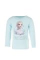 Elsa Frozen Baskılı Kız Çocuk Uzun Kol Body-Turkuaz Renk