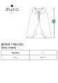 Tül Yakalı Parıltılı Pullu Pelerin-Lila Renk / 3-10 Yaş