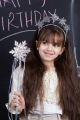 Kristal Malzemeli Elsa Frozen Kadife Taç ve Asa-Gümüş Gri /3-10 Yaş