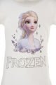Elsa Frozen Baskılı Kız Çocuk Body-Krem Renk