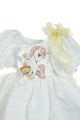 Fiyonk Detaylı Unicorn Baskılı Prenses Elbisesi / 4-5 Yaş