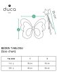 Kız Çocuk Kelebek Kanatlı 4 Parçalık Set / 5-8 Yaş Ekru
